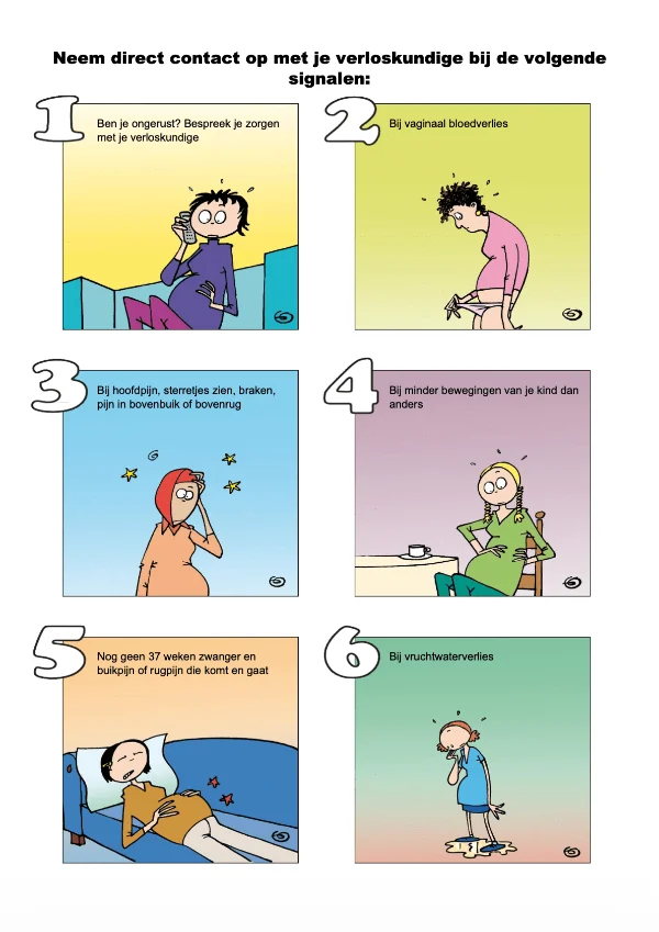 Leaflet: Warning signs card